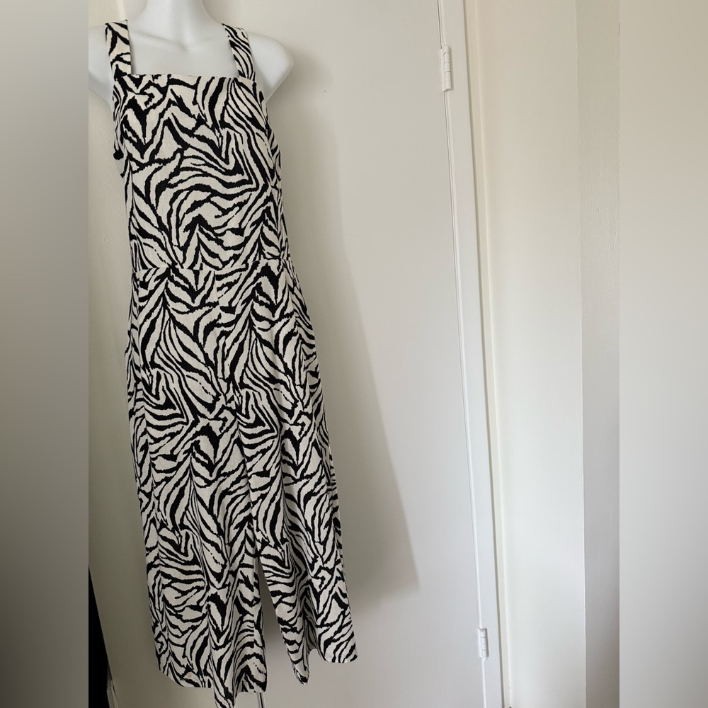 Zebra Print Jumpsuit